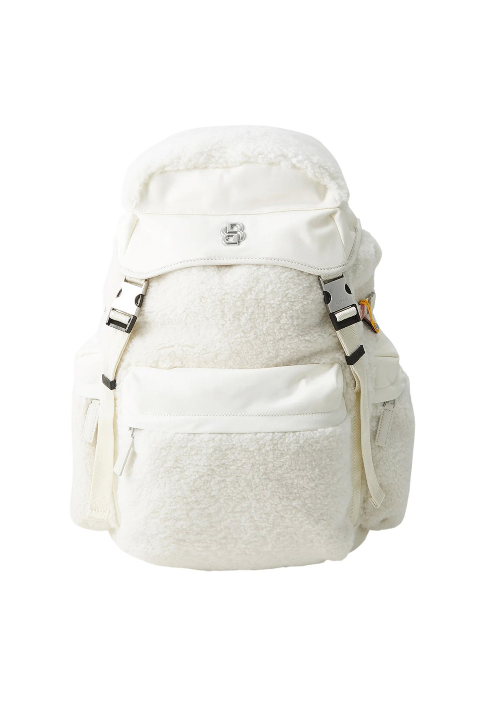 Рюкзак в стиле тедди|Основной цвет:Белый Мужской BOSS Рюкзак в стиле тедди (цвет ), артикул 50552910 | Фото 1