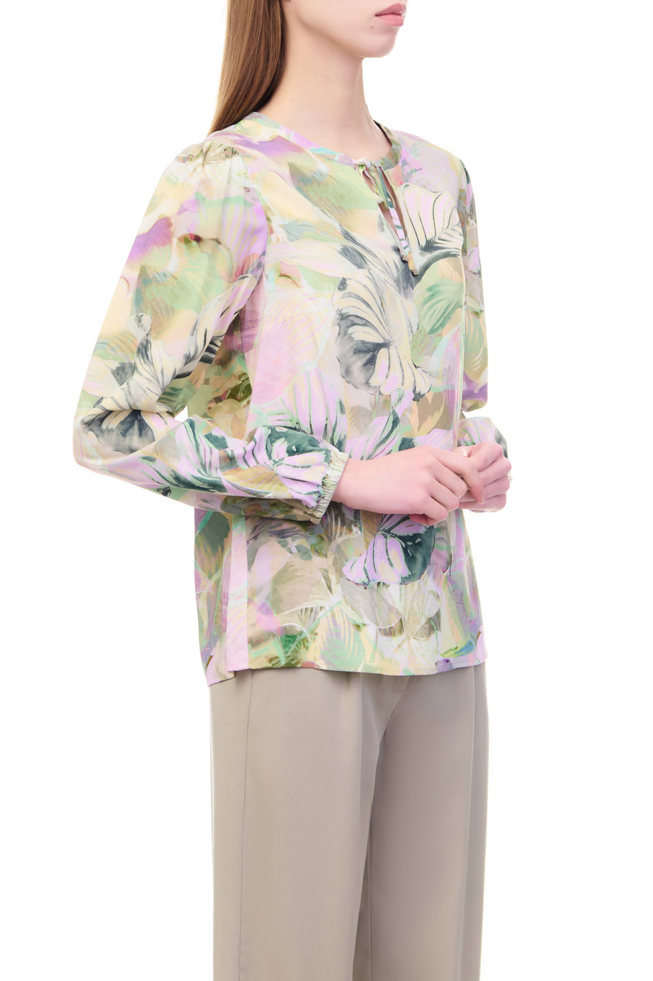 Женский LeComte Блузка с цветочным принтом (цвет ), артикул 50-613102 | Фото 5