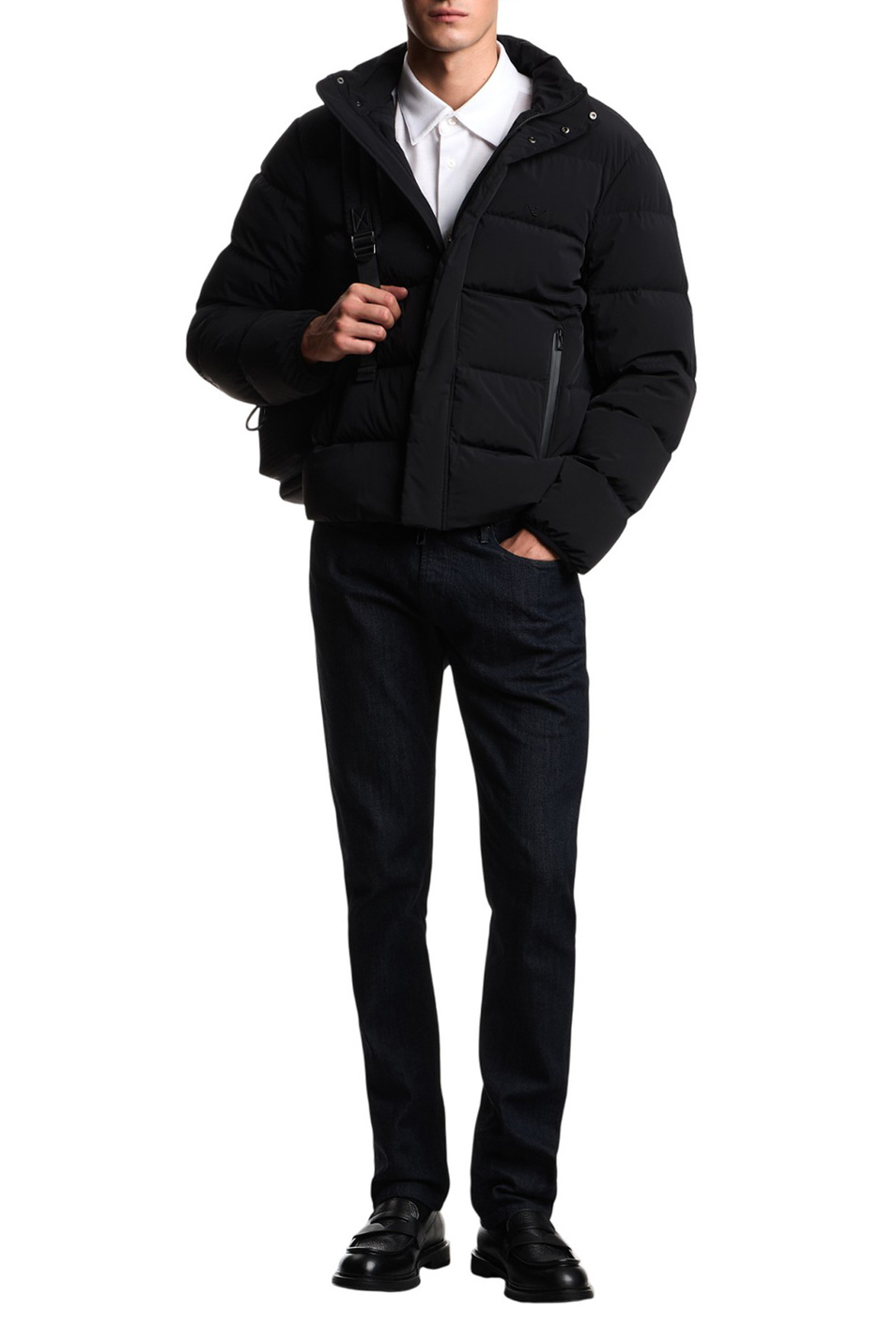 Мужской Emporio Armani Рубашка с короткими рукавами (цвет ), артикул EM004603-AF10017 | Фото 2