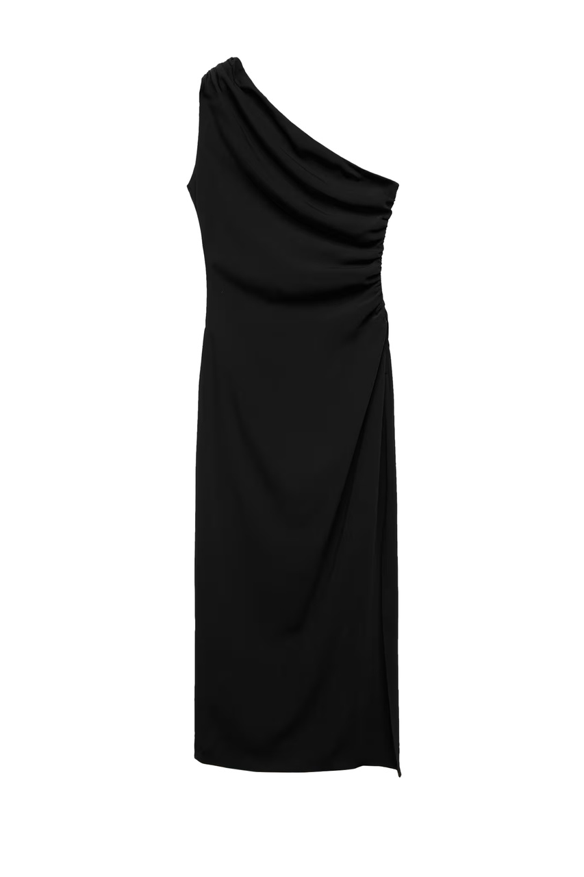 Платье NATY с разрезом|Основной цвет:Черный|Артикул:67096334 | Фото 1