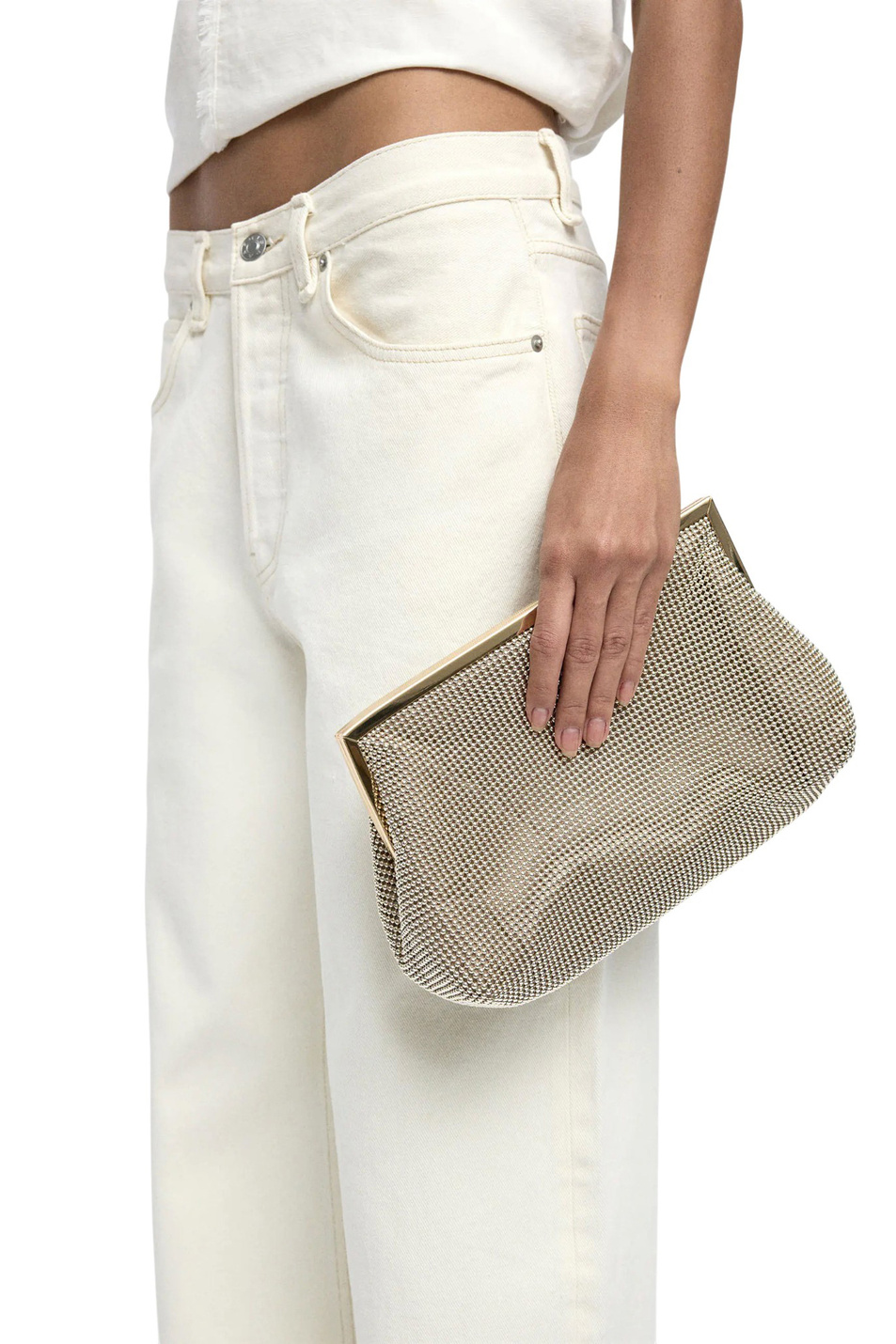 Клатч с ремешком-цепочкой|Основной цвет:Золотой Женский Parfois Клатч с ремешком-цепочкой (цвет ), артикул 238939 | Фото 5