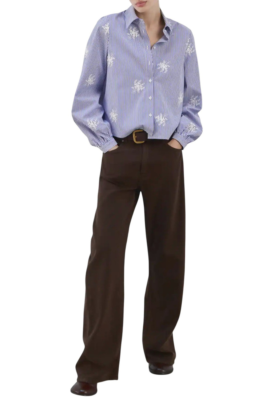 Женский Mango Рубашка MAJA с вышивкой (цвет ), артикул 27024093 | Фото 2