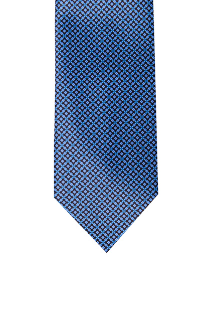 Галстук из чистого шелка|Основной цвет:Синий|Артикул:CH-21044 | Фото 2