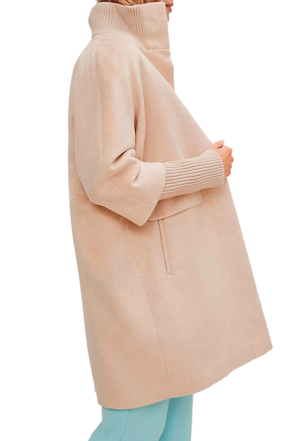 Comma Пальто из смесовой шерсти с трикотажными манжетами в рубчик (цвет ), артикул 2117393 | Фото 5