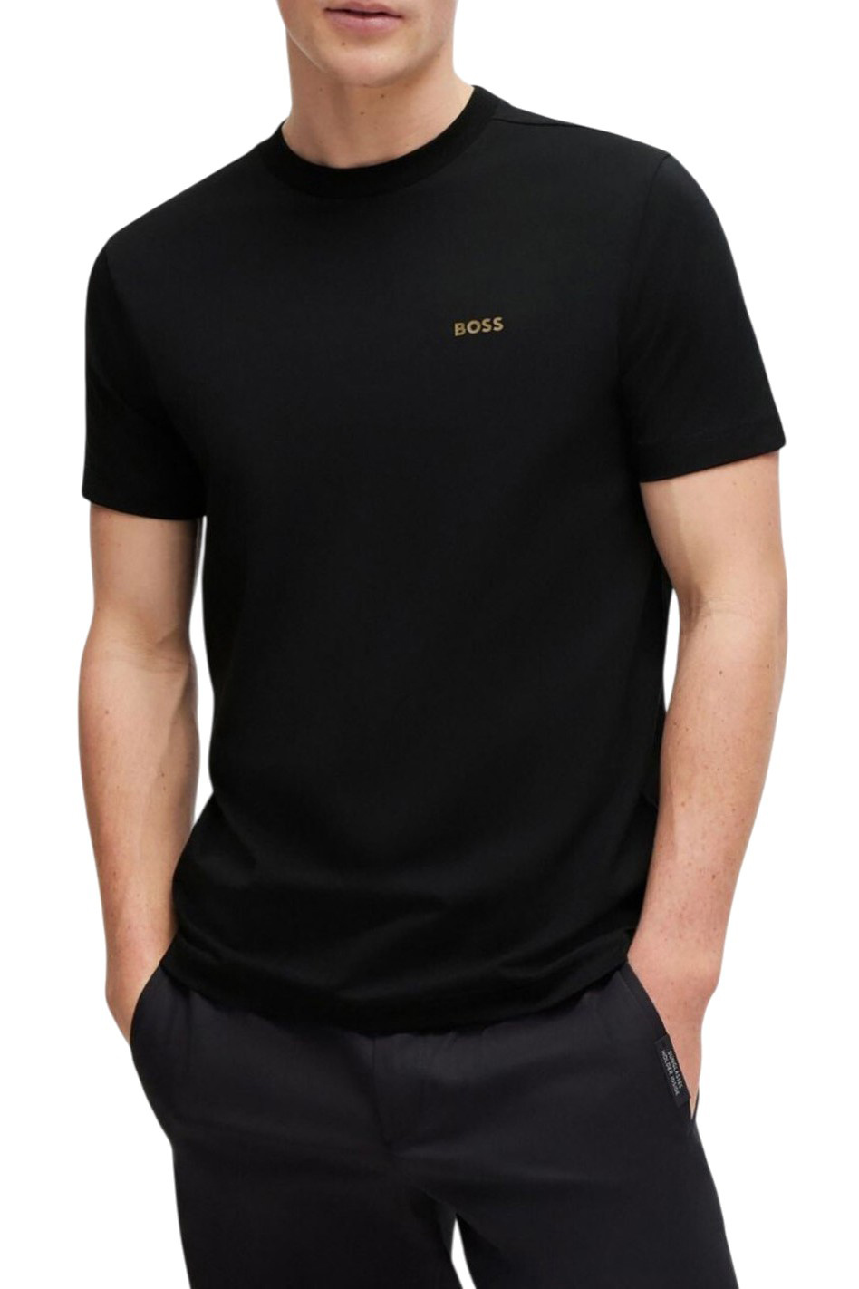 Мужской BOSS Футболка из эластичного хлопка (цвет ), артикул 50506373 | Фото 4