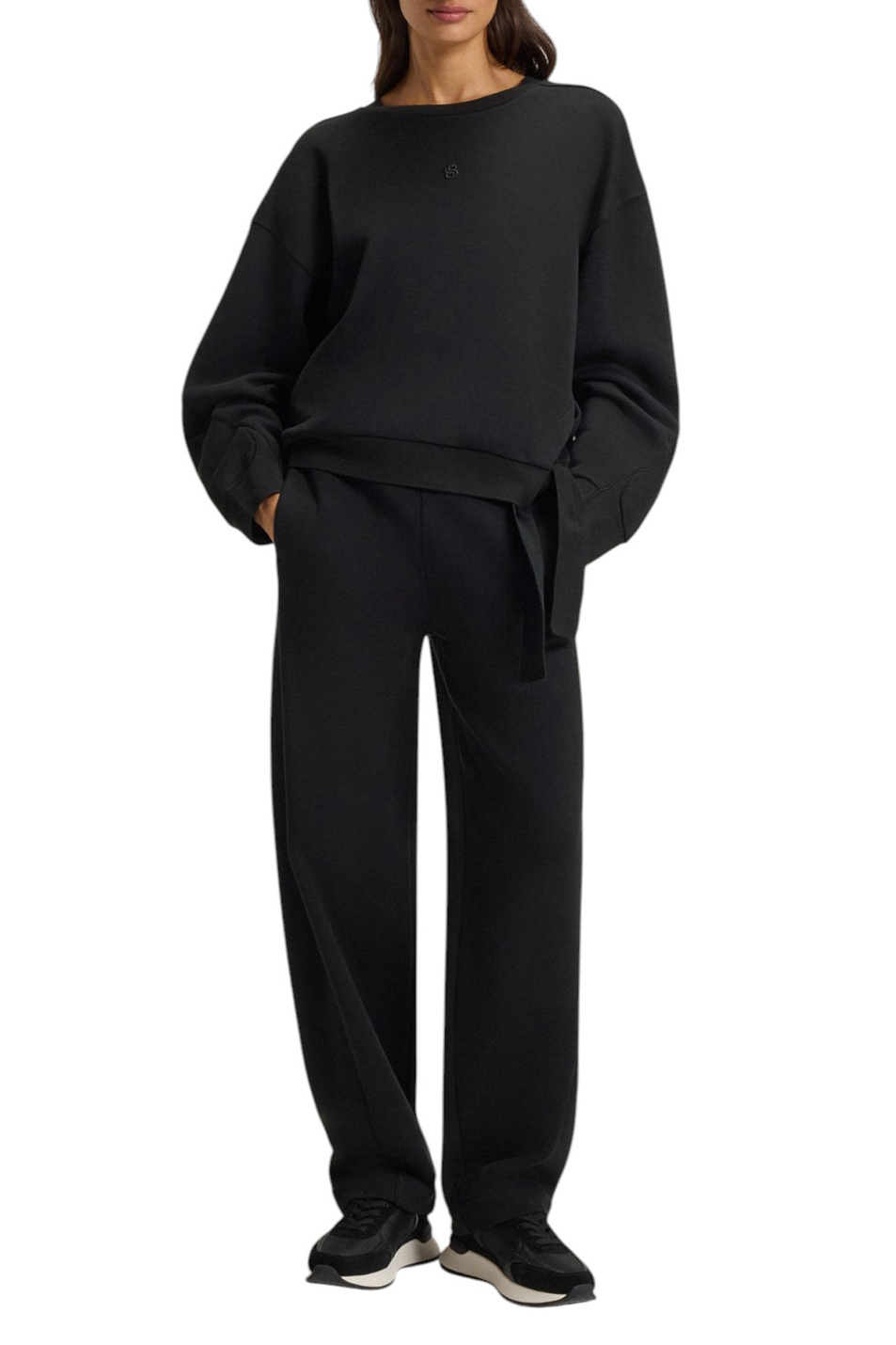 Женский BOSS Брюки Essuga из хлопка и лиоцелла (цвет ), артикул 50551504 | Фото 2