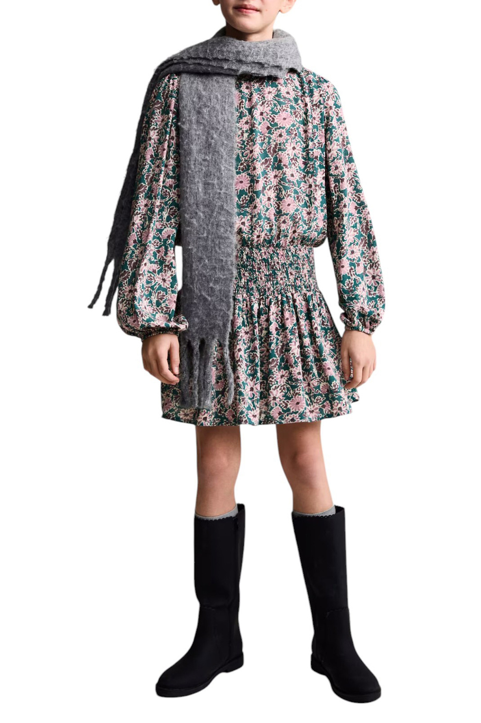 Девочкам Mango Kids Платье LAINA из вискозы (цвет ), артикул 87060645 | Фото 3