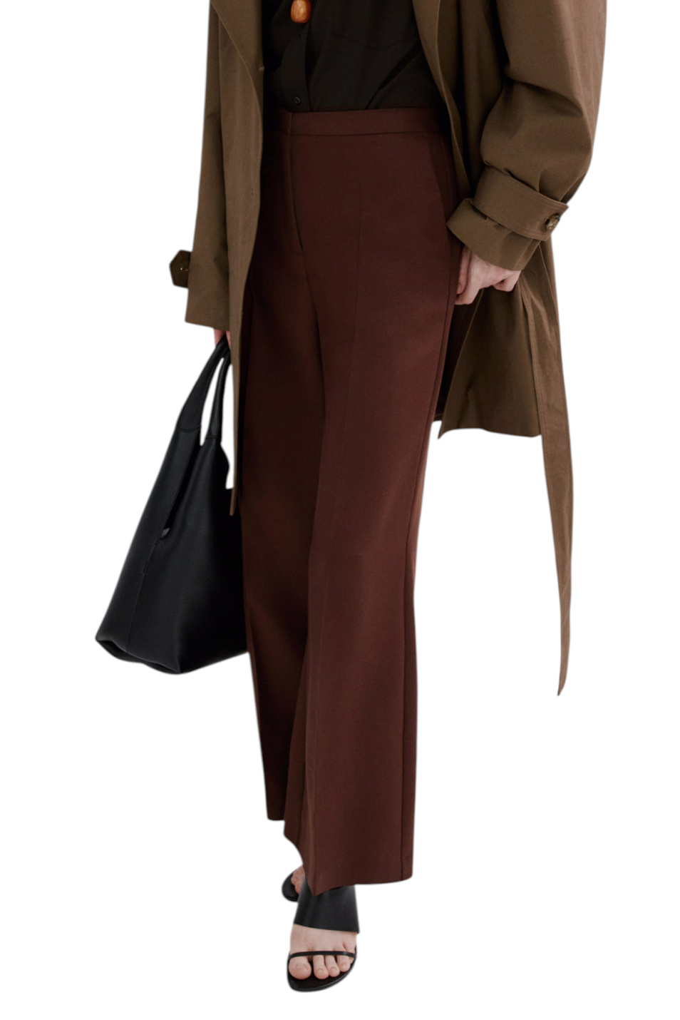 Женский Mango Брюки FLUID с высокой посадкой (цвет ), артикул 27065964 | Фото 3