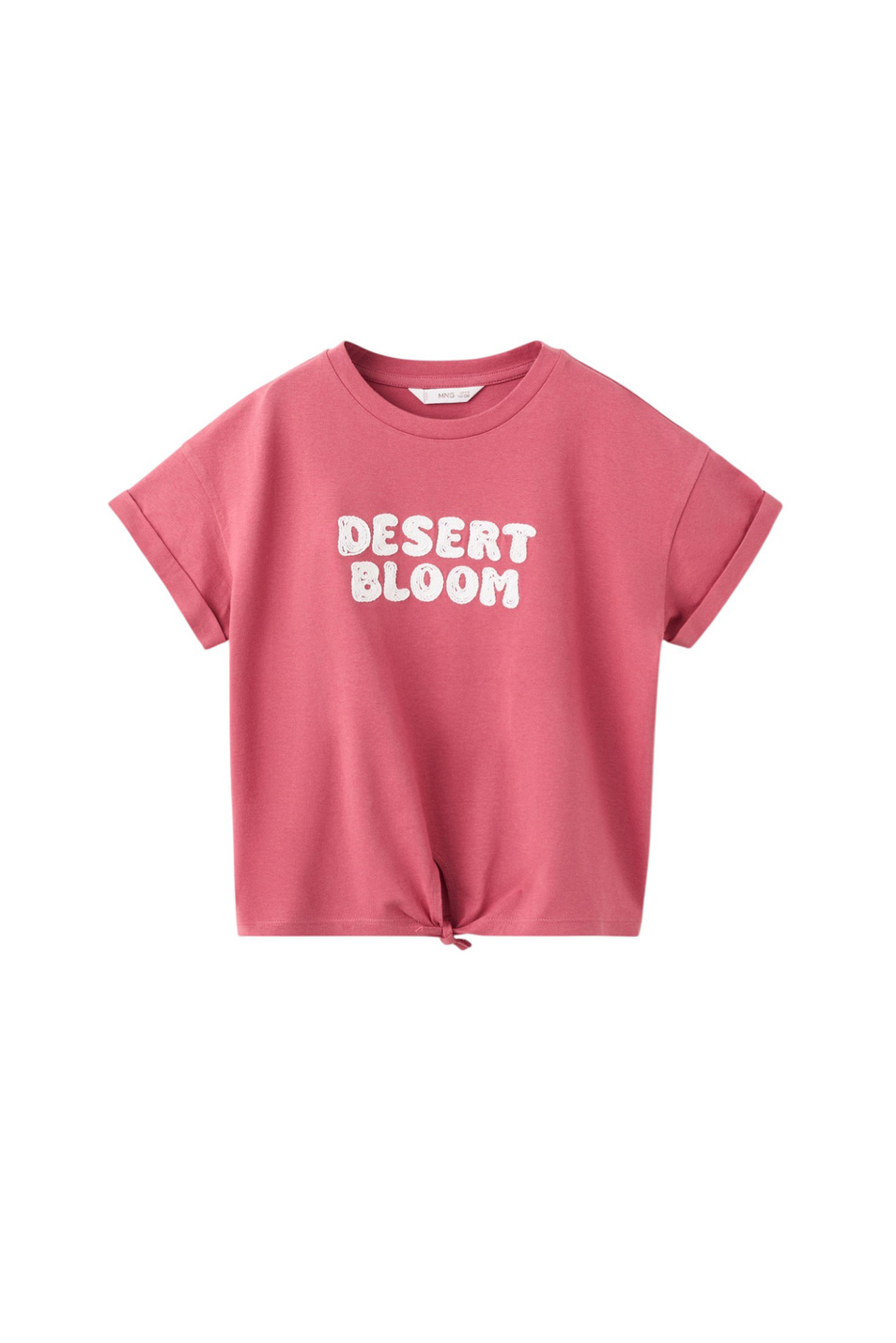 Девочкам Mango Kids Футболка CUERDA из хлопка (цвет ), артикул 27015968 | Фото 1