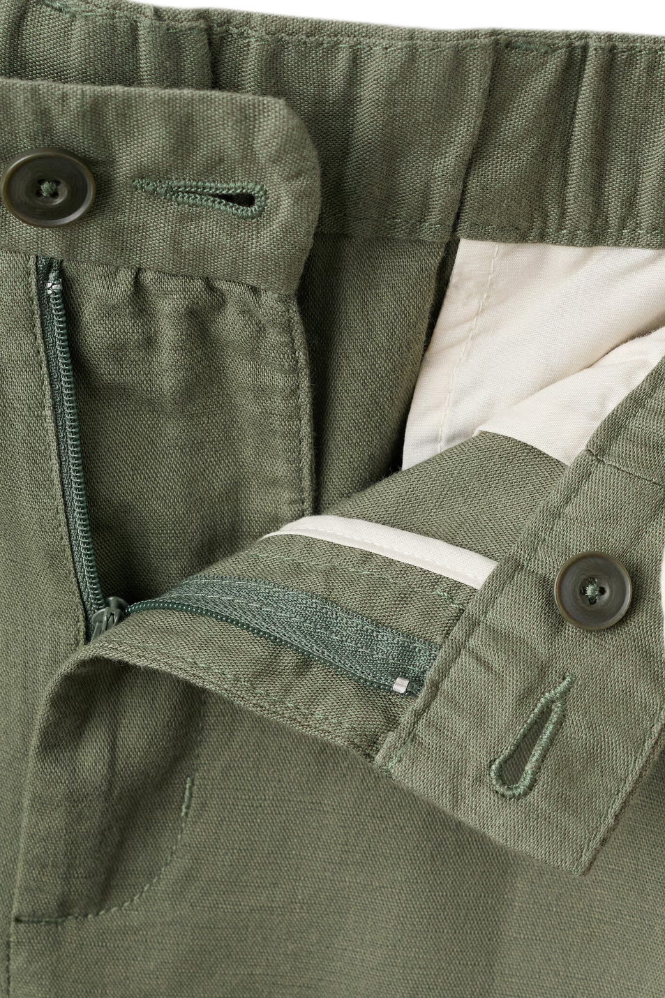 Мужской Mango Man Брюки ROMELINO из льна и хлопка (цвет ), артикул 27006714 | Фото 5