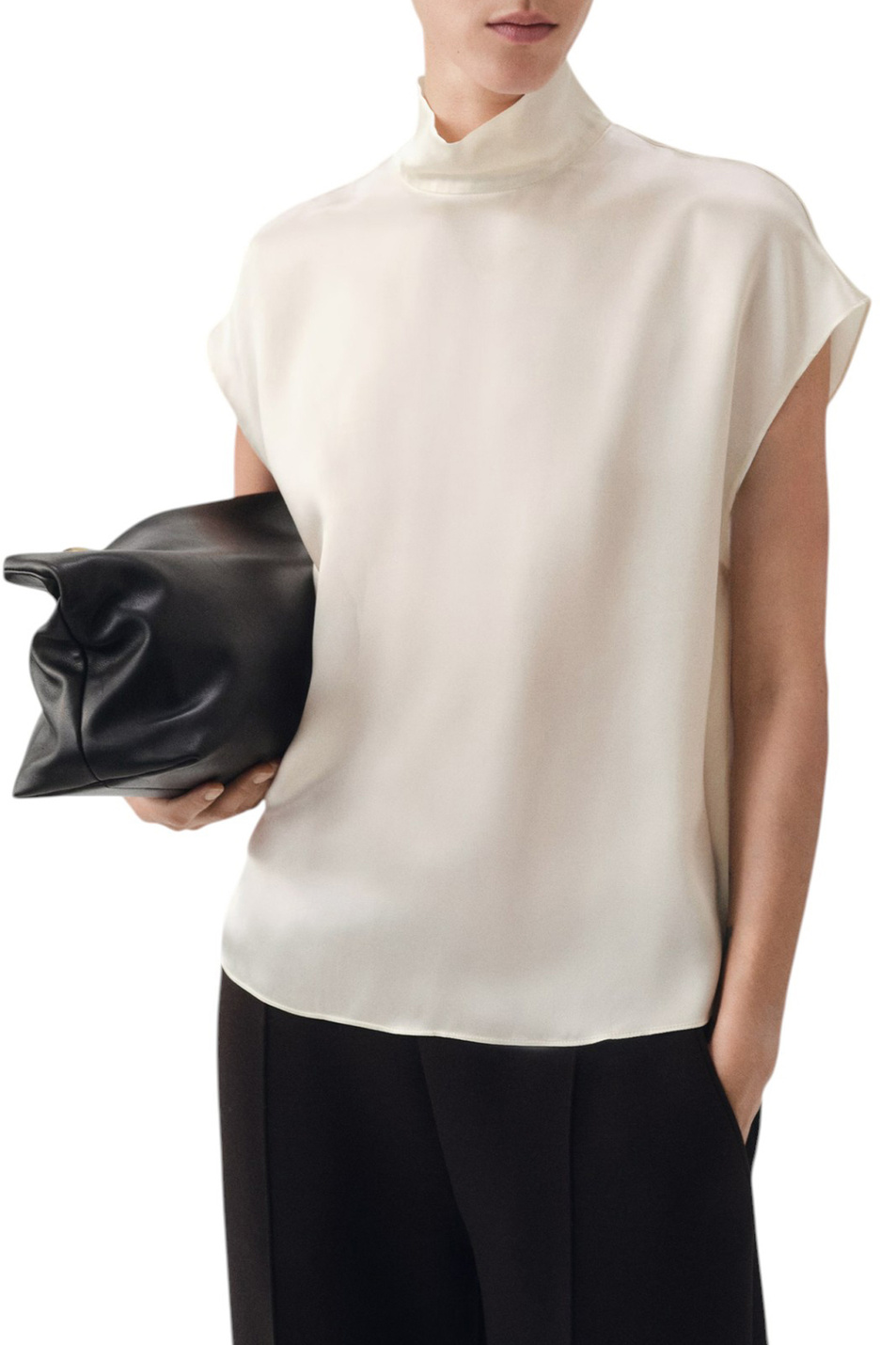 Женский Mango Блузка LUNAS из шелка (цвет ), артикул 17066348 | Фото 3