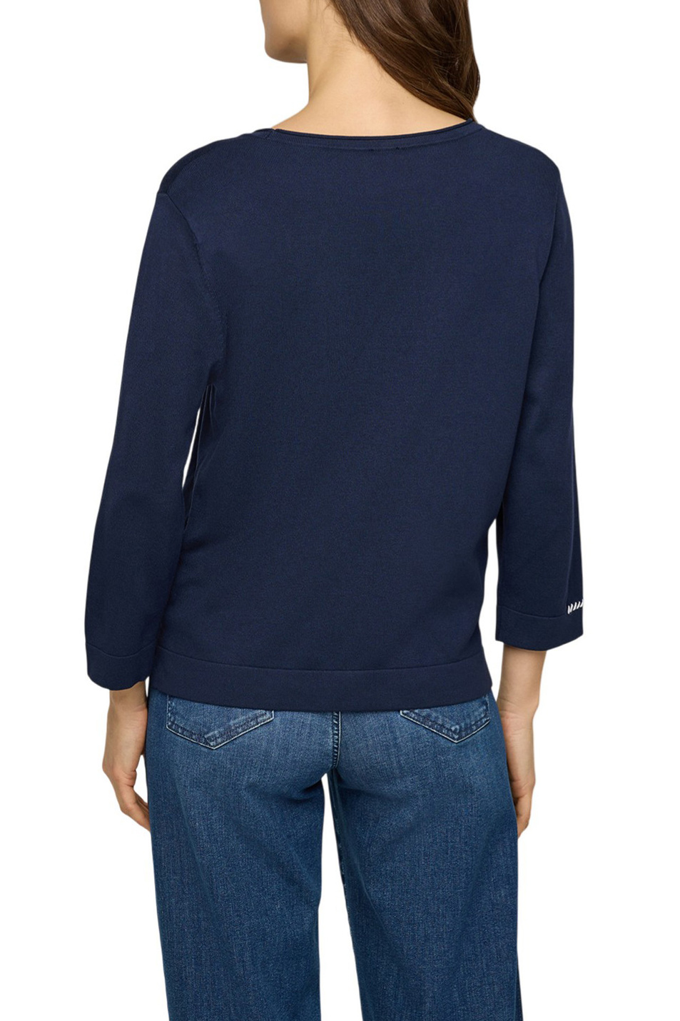 Женский Rabe Джемпер однотонный (цвет ), артикул 56-111665 | Фото 5