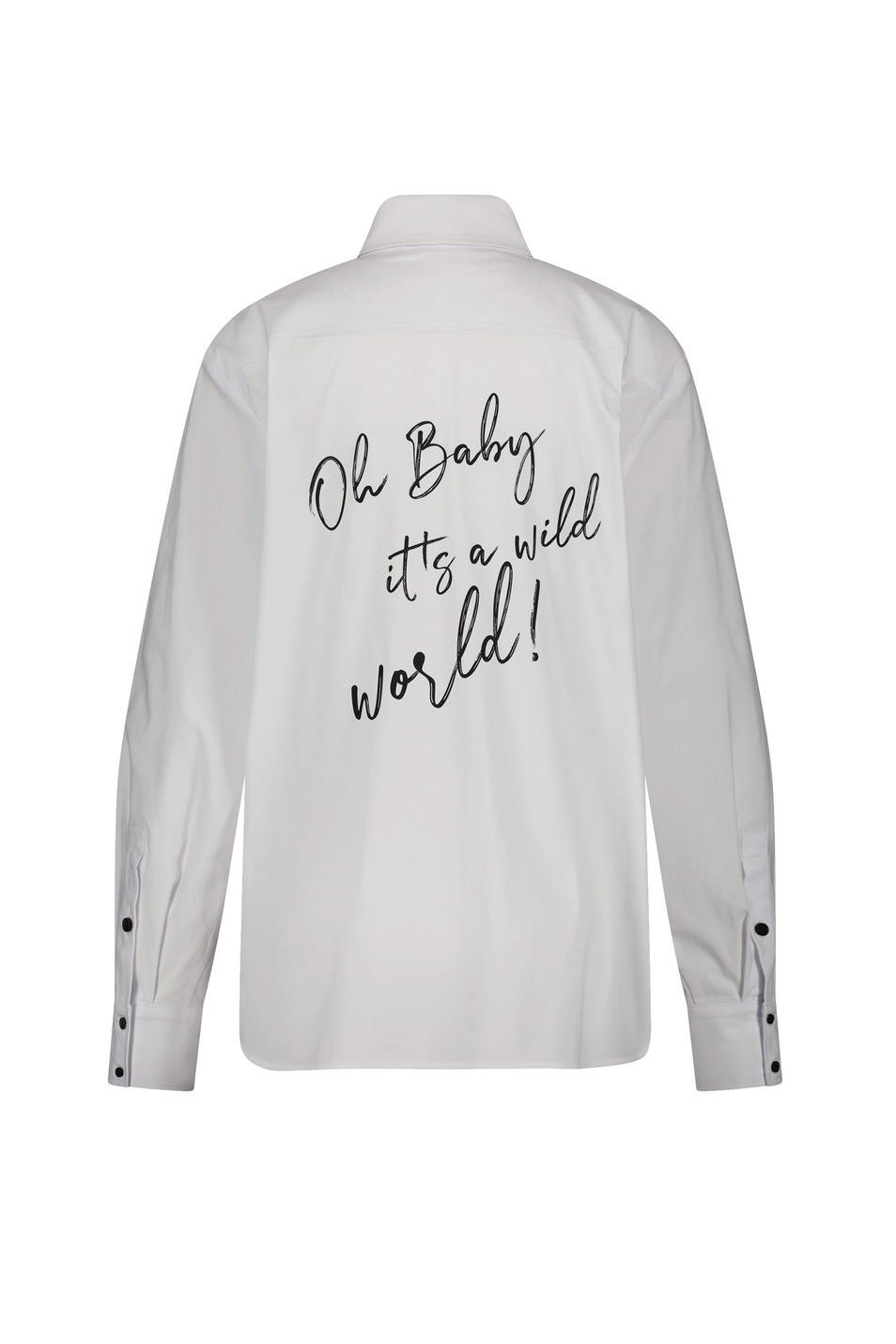 Рубашка из смесового хлопка|Основной цвет:Белый Женский Gerry Weber Рубашка из смесового хлопка (цвет ), артикул 160052-54046 | Фото 2