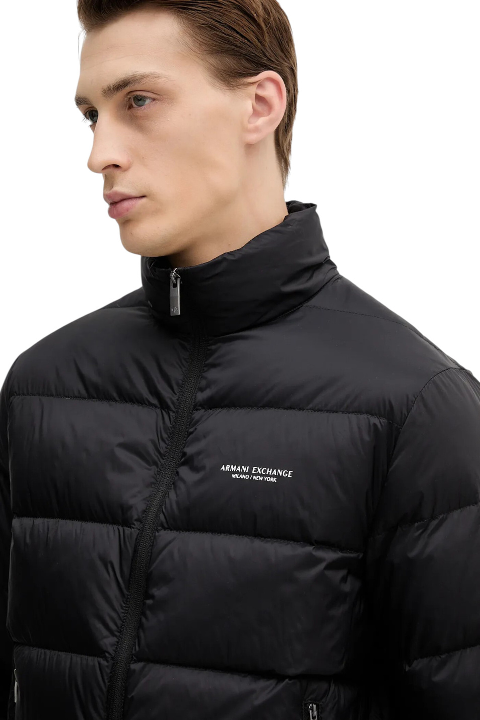 Куртка стеганая|Основной цвет:Черный Мужской Armani Exchange Куртка стеганая (цвет ), артикул XM001575-AF16927 | Фото 6