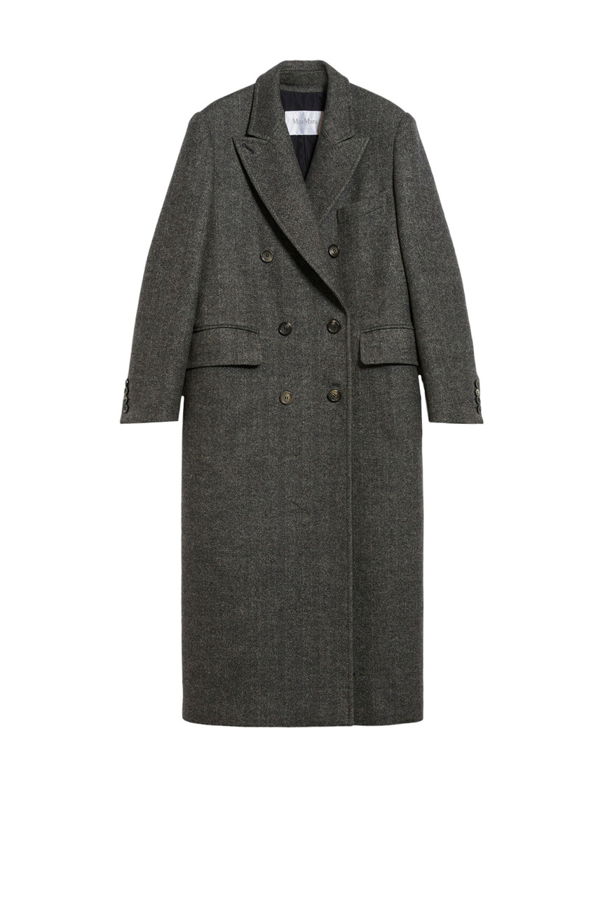 Пальто ECCESSO из натуральной шерсти|Основной цвет:Серый|Артикул:2310160436 | Фото 1