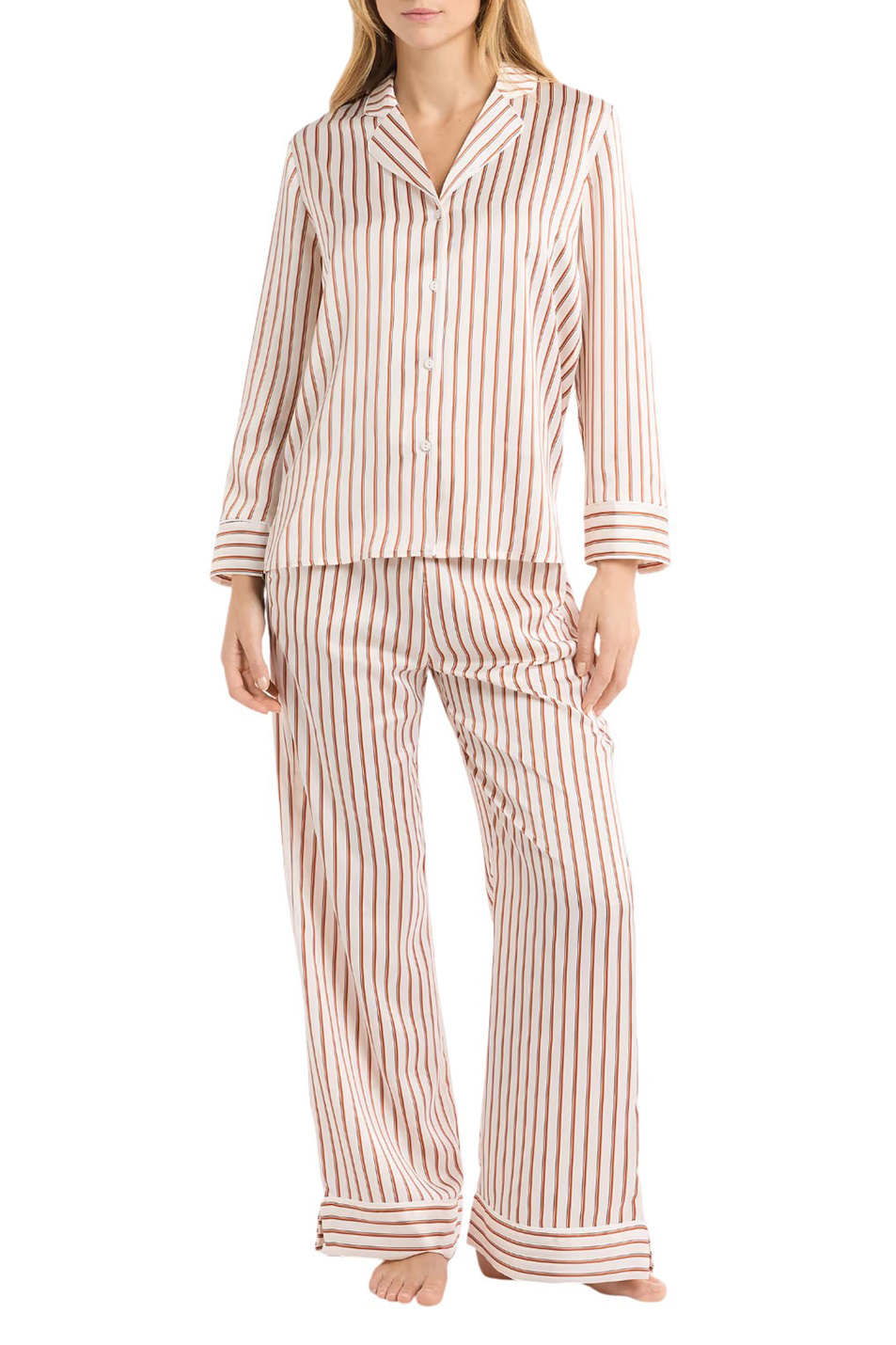 Женский Etam Пижамная рубашка MEDRA в полоску (цвет ), артикул 6557127 | Фото 2