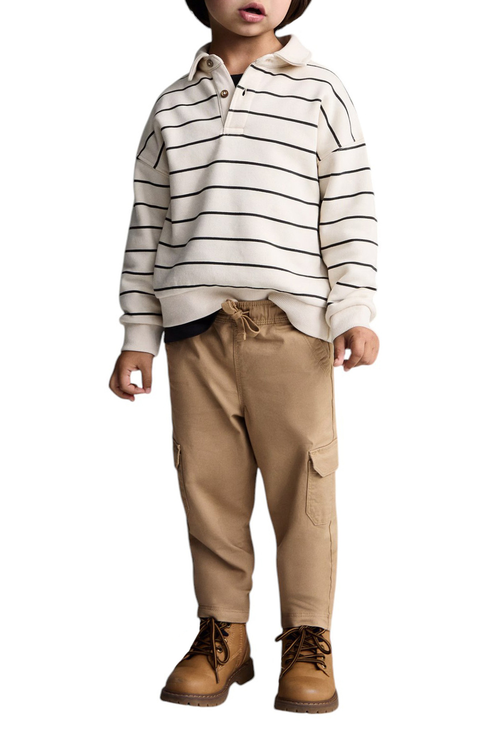Малышам мальчикам Mango Kids Брюки ALBERTO из эластичного хлопка (цвет ), артикул 87033639 | Фото 3
