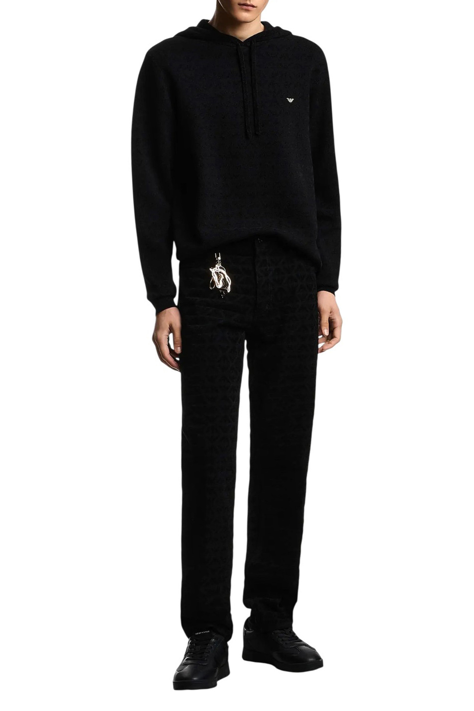 Мужской Emporio Armani Худи из смесовой шерсти (цвет ), артикул EM004690-AF23420 | Фото 2