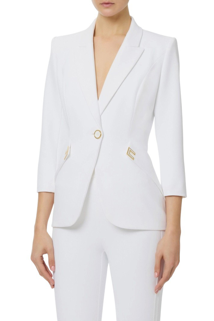 Женский Elisabetta Franchi Пиджак с декором (цвет ), артикул GI21561E2 | Фото 2