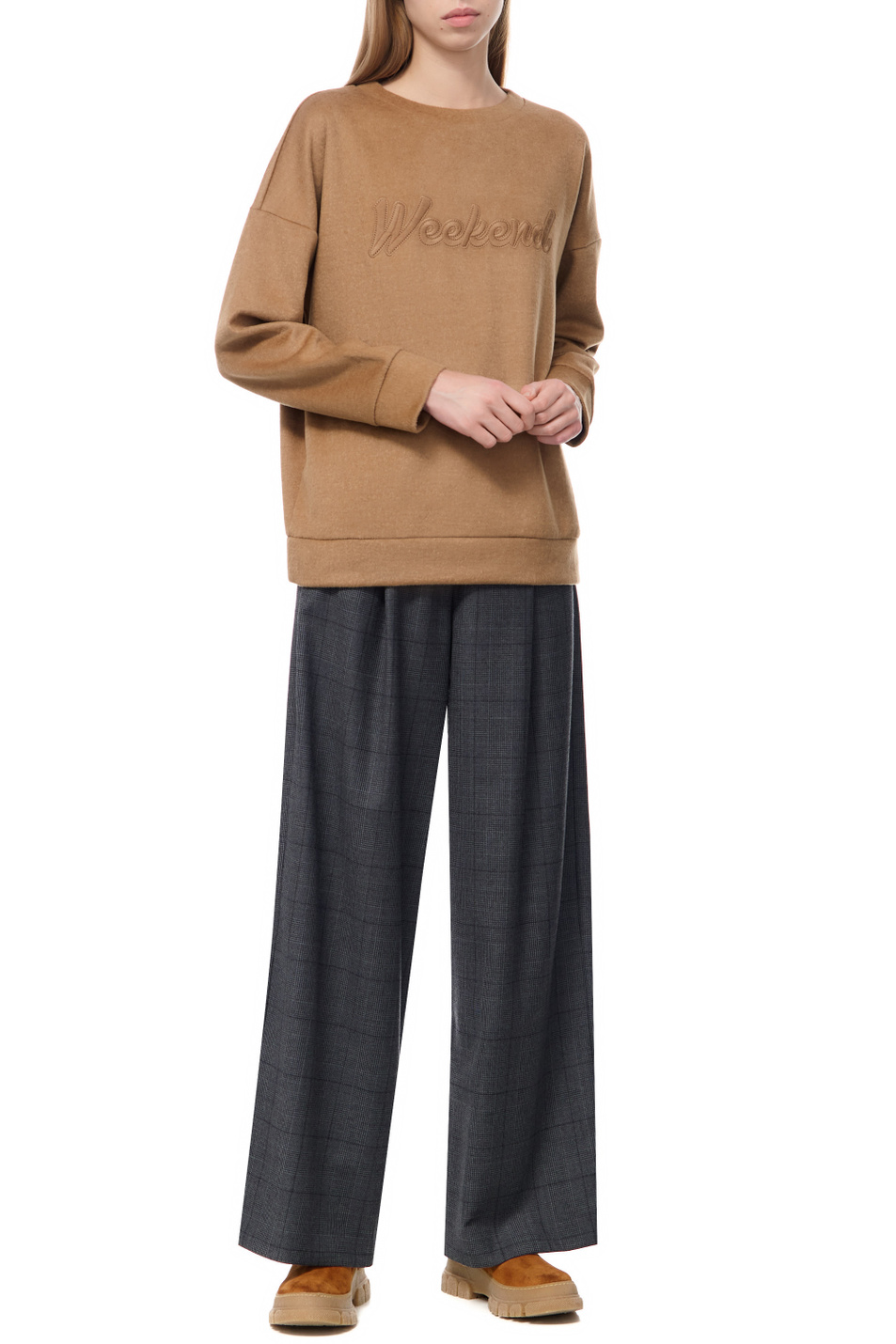 Женский Weekend Max Mara Свитшот MOLVENO с логотипом (цвет ), артикул 2359260233 | Фото 3