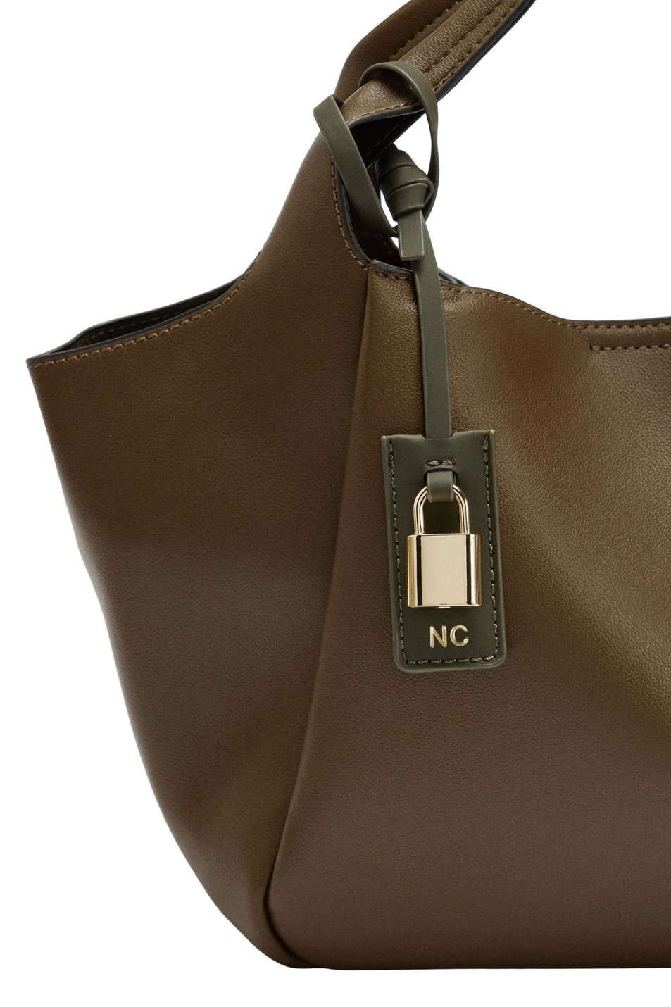 Женский Parfois Сумка-шопер с подвеской (цвет ), артикул 241281 | Фото 4