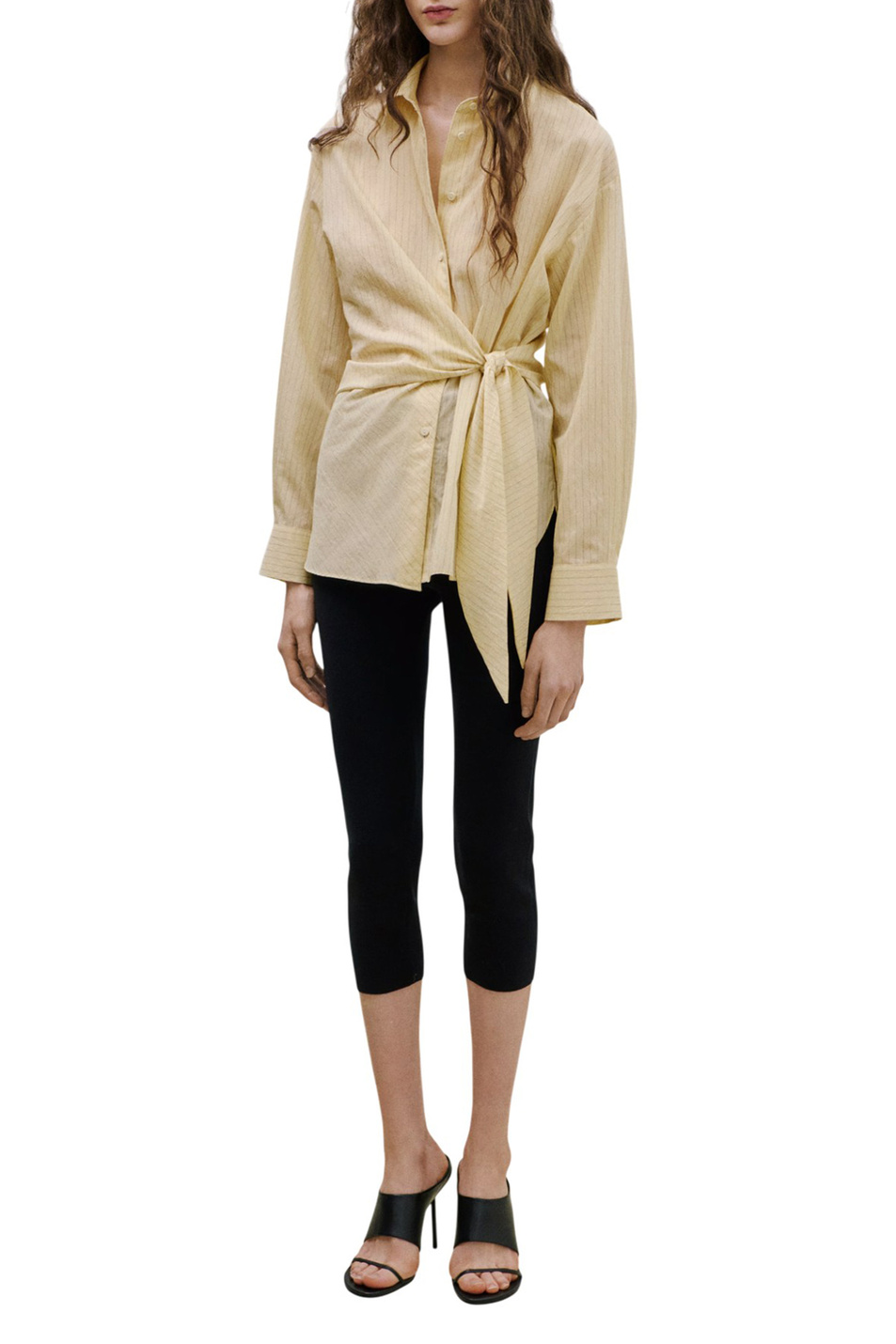 Женский Mango Рубашка CHIPITI из смесового хлопка (цвет ), артикул 27084082 | Фото 2