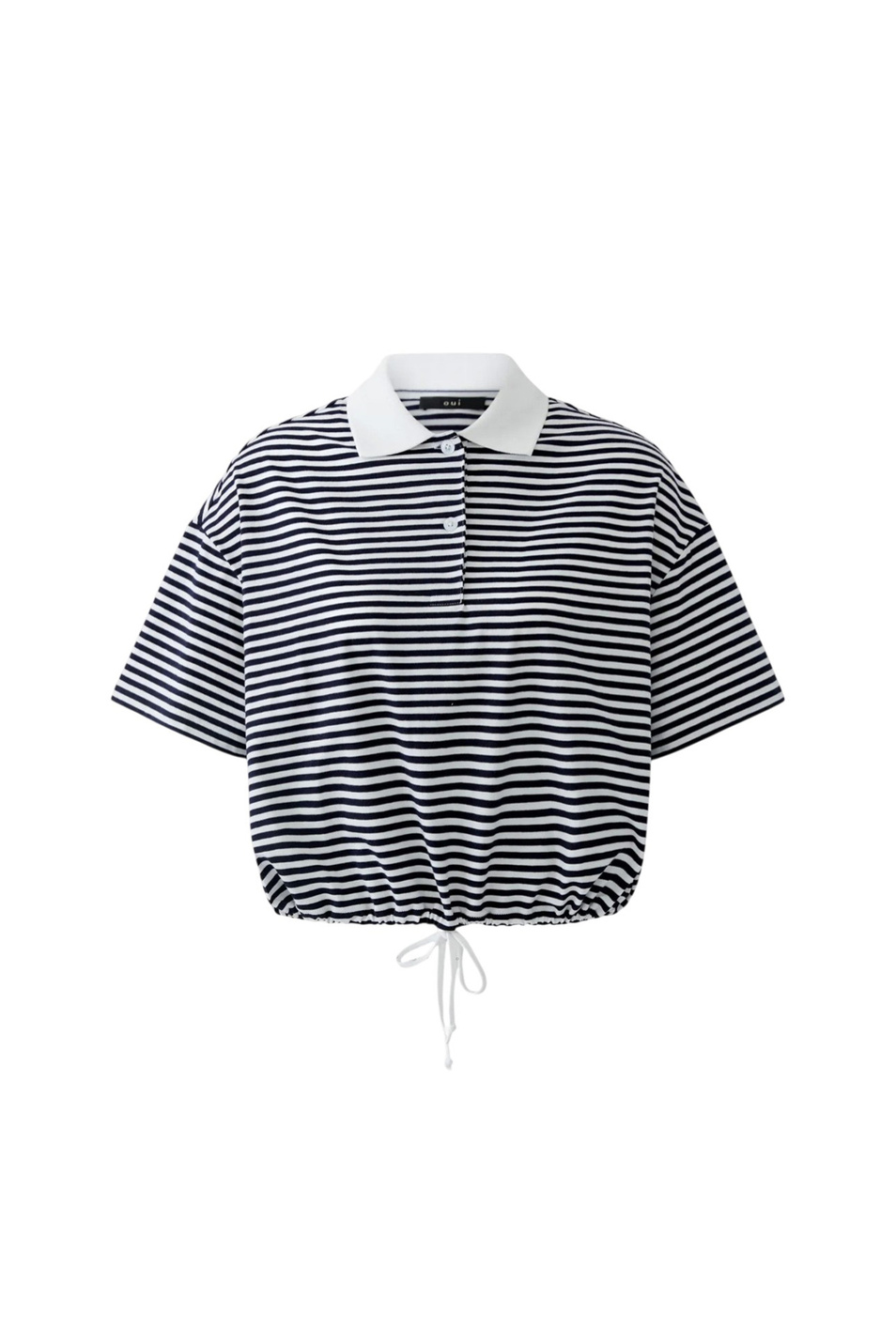 Женский OUI Поло в полоску (цвет ), артикул 97193 | Фото 1