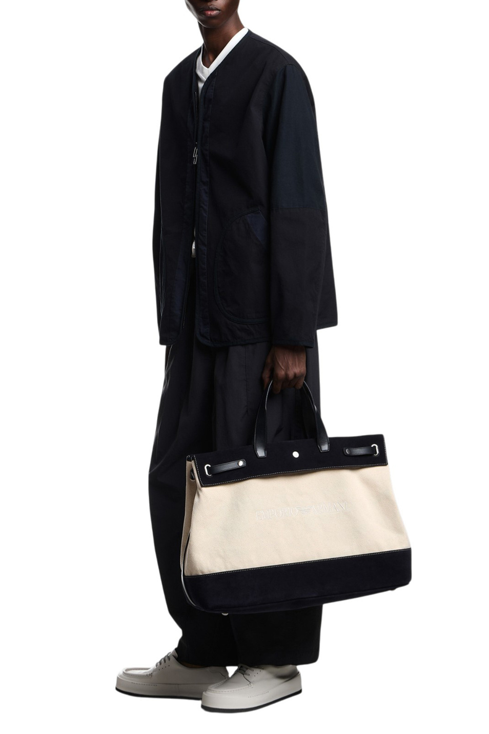 Мужской Emporio Armani Сумка из текстиля и замши (цвет ), артикул EM005880-AF25631 | Фото 6