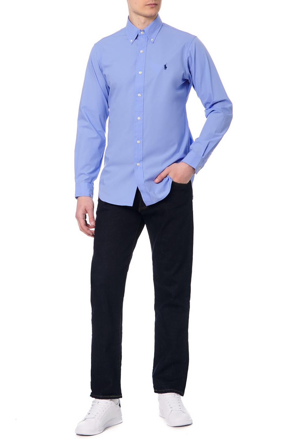 Polo Ralph Lauren Рубашка с мелкой вышивкой на груди (цвет ), артикул 710869079001 | Фото 2