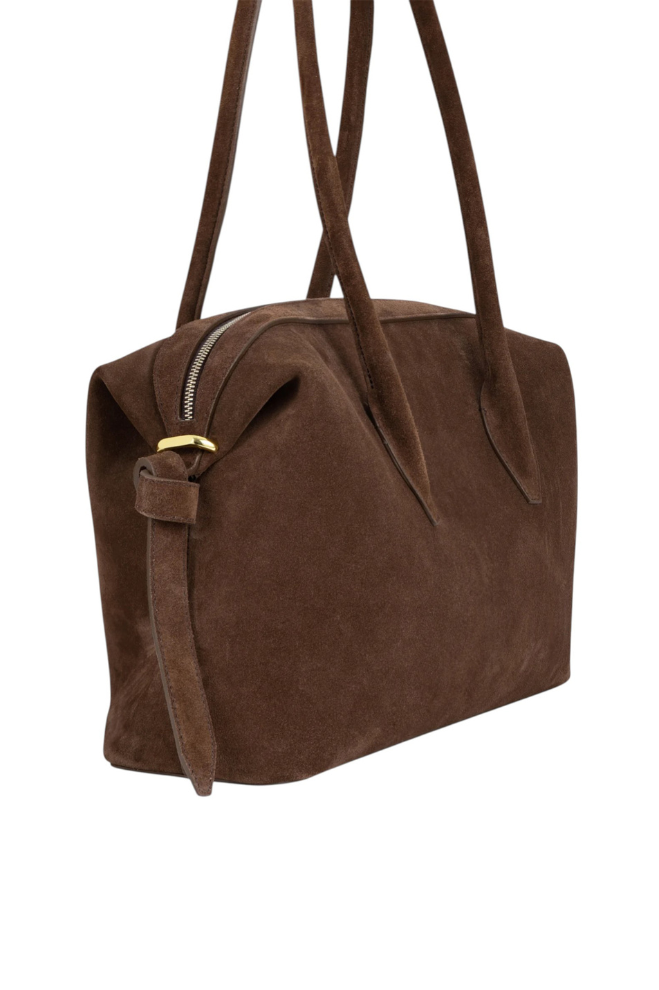 Женский Yuzefi Сумка BRIOCHE DUFFLE из натуральной замши (цвет ), артикул YUZPF25-HB-BD-S004 | Фото 3