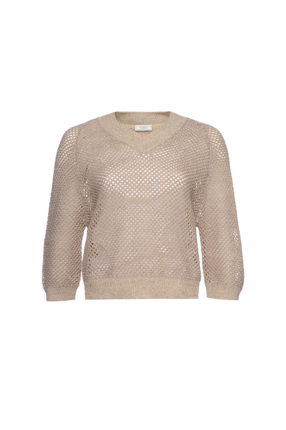 Женский Peserico Пуловер однотонный с пайетками (цвет ), артикул A99028F07-9106B | Фото 1