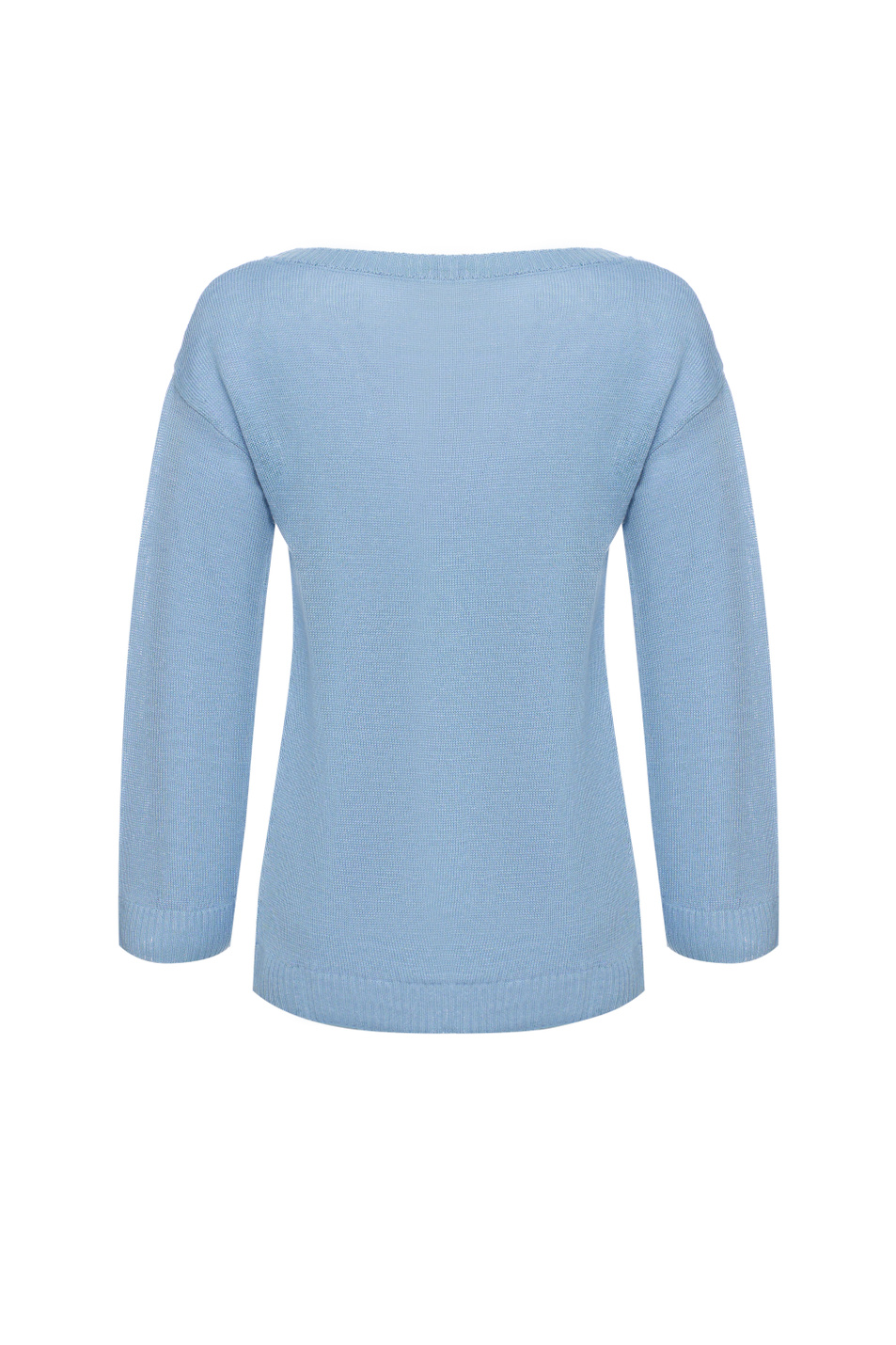 Женский Max Mara Джемпер DANDY из льна (цвет голубой), артикул 2516361048 | Фото 2