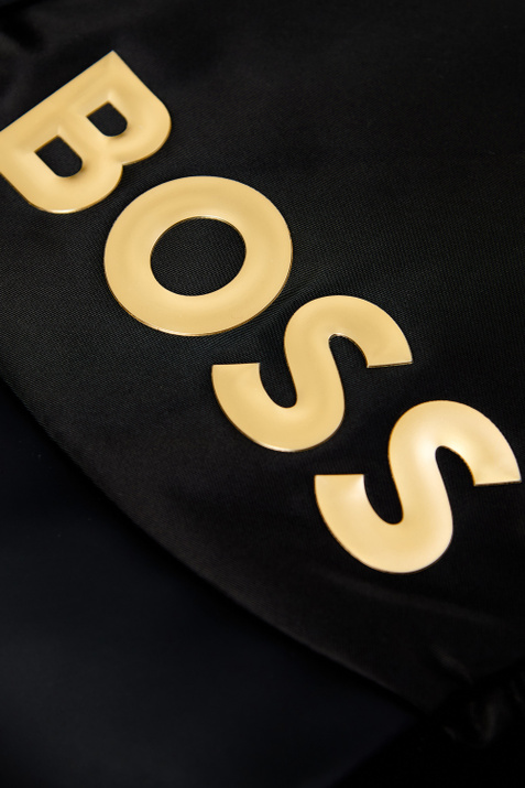 BOSS Текстильный рюкзак с крупным логотипом ( цвет), артикул 50485607 | Фото 4