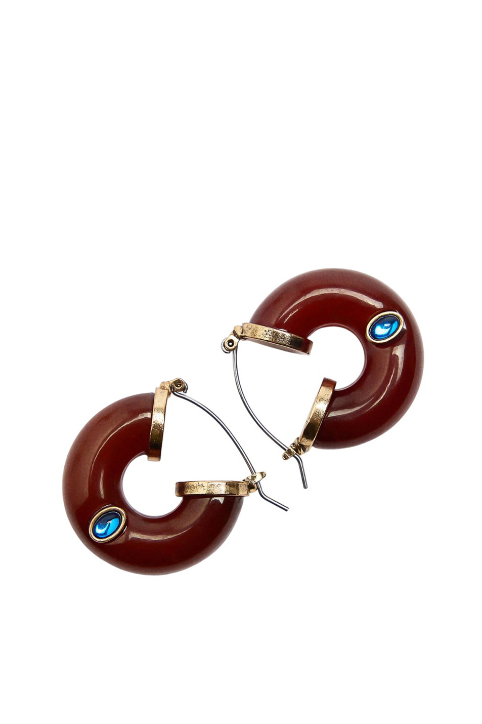 Женский Parfois Серьги-кольца со смолой (цвет ), артикул 241625 | Фото 2