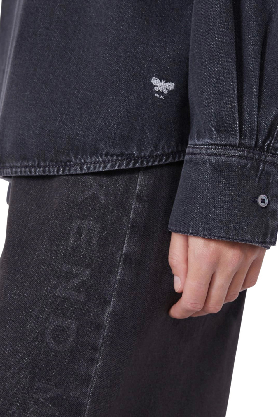 Женский Weekend Max Mara Рубашка FOGGIA джинсовая (цвет ), артикул 2615111011 | Фото 5