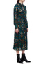 Pinko Длинное платье-рубашка из вискозного твила с принтом ( цвет), артикул 1G18EQA097 | Фото 4