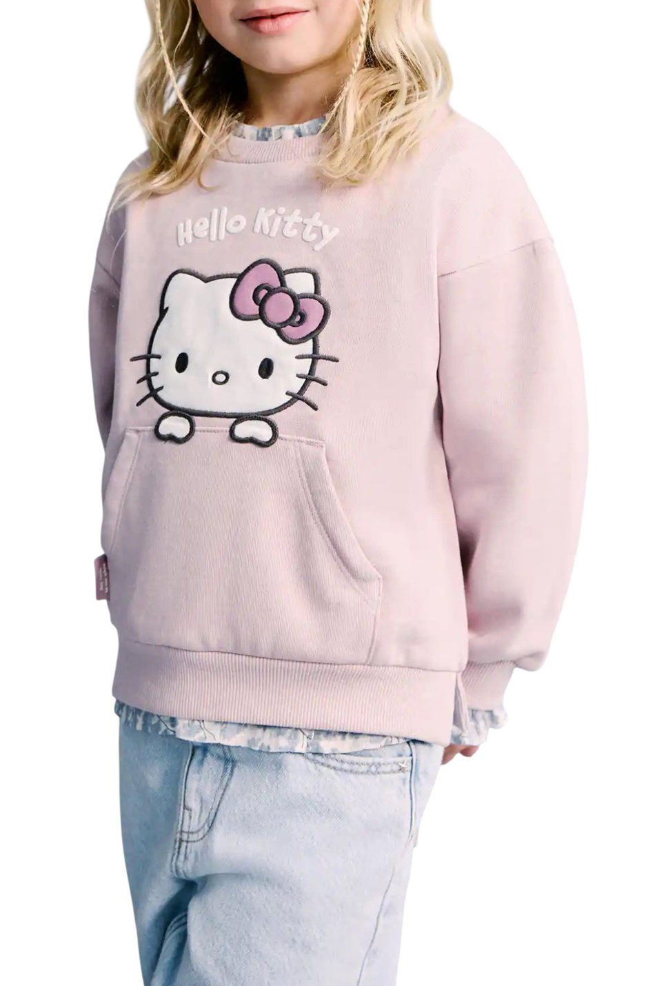 Девочкам Mango Kids Свитшот HKKITTY с принтом (цвет ), артикул 27041186 | Фото 3