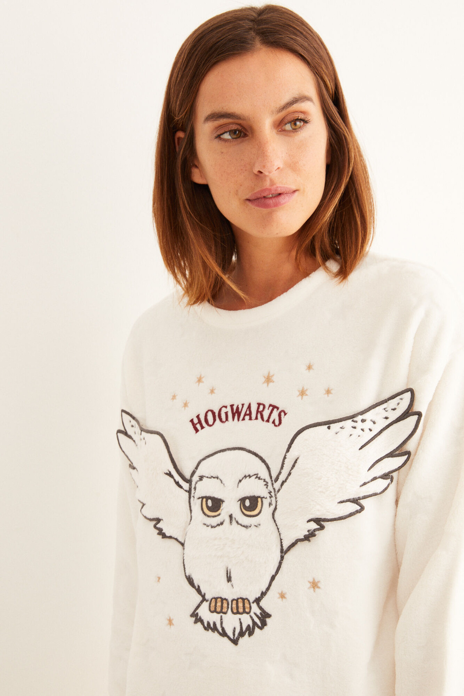 Женский Women'secret Длинная флисовая пижама с принтом Хедвиг (цвет ), артикул 3138305 | Фото 5