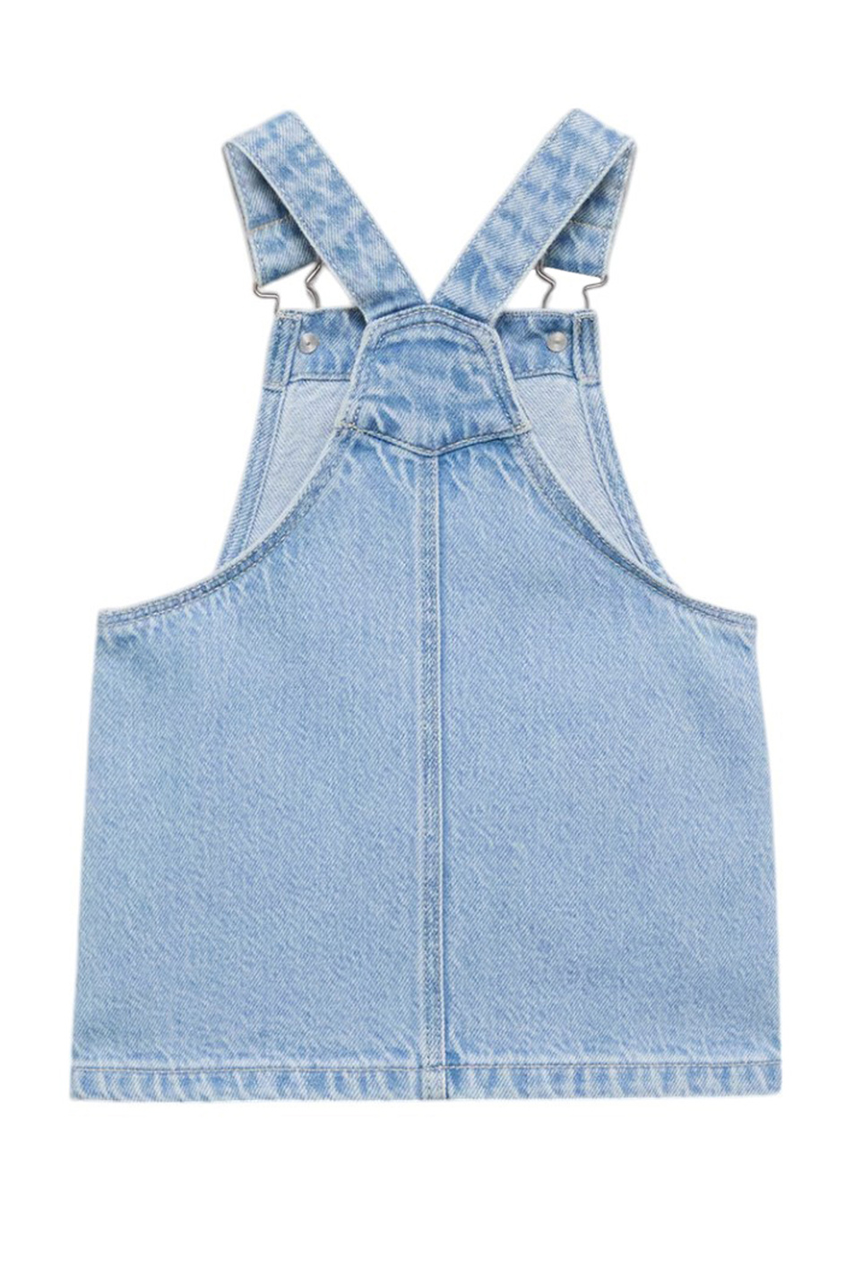 Девочкам Mango Kids Сарафан RUFFI джинсовый (цвет ), артикул 87041046 | Фото 2