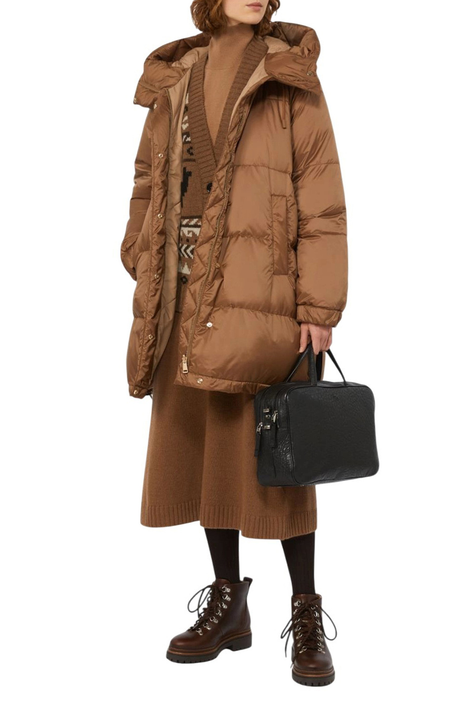 Женский Weekend Max Mara Полупальто ANFORA двустороннее (цвет ), артикул 2525496062 | Фото 2