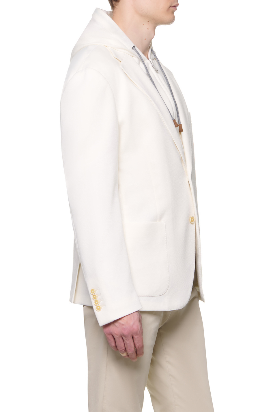 Eleventy Пиджак с двойной застежкой и капюшоном (цвет ), артикул E70GIAE01-TES0E052 | Фото 4