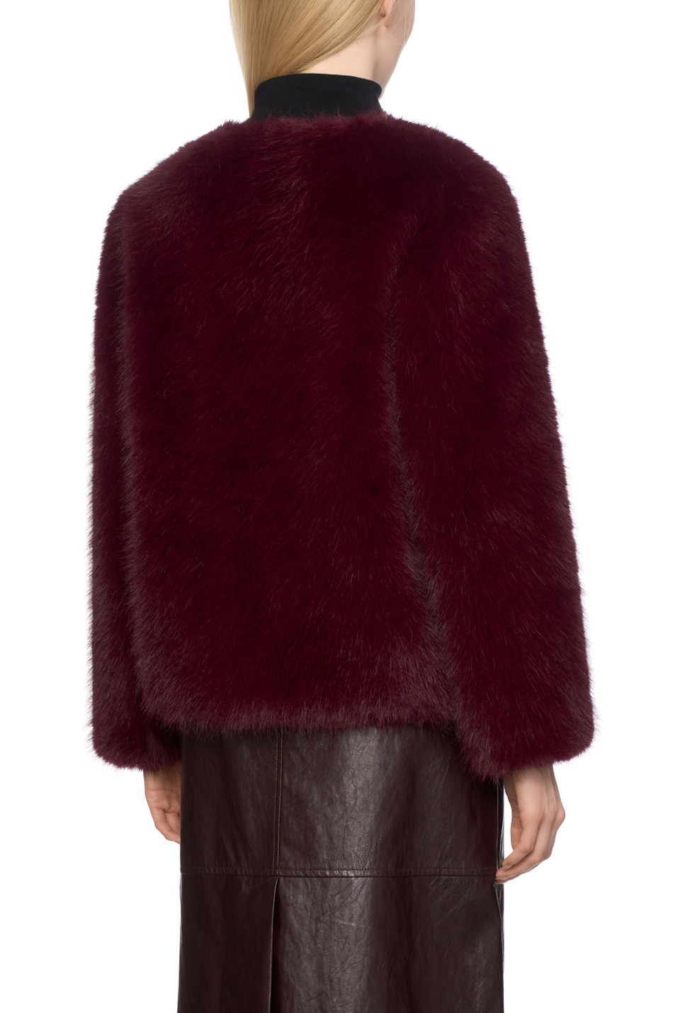 Женский iBLUES Полушубок OVIDIO из искусственного меха (цвет ), артикул 2527456022 | Фото 5