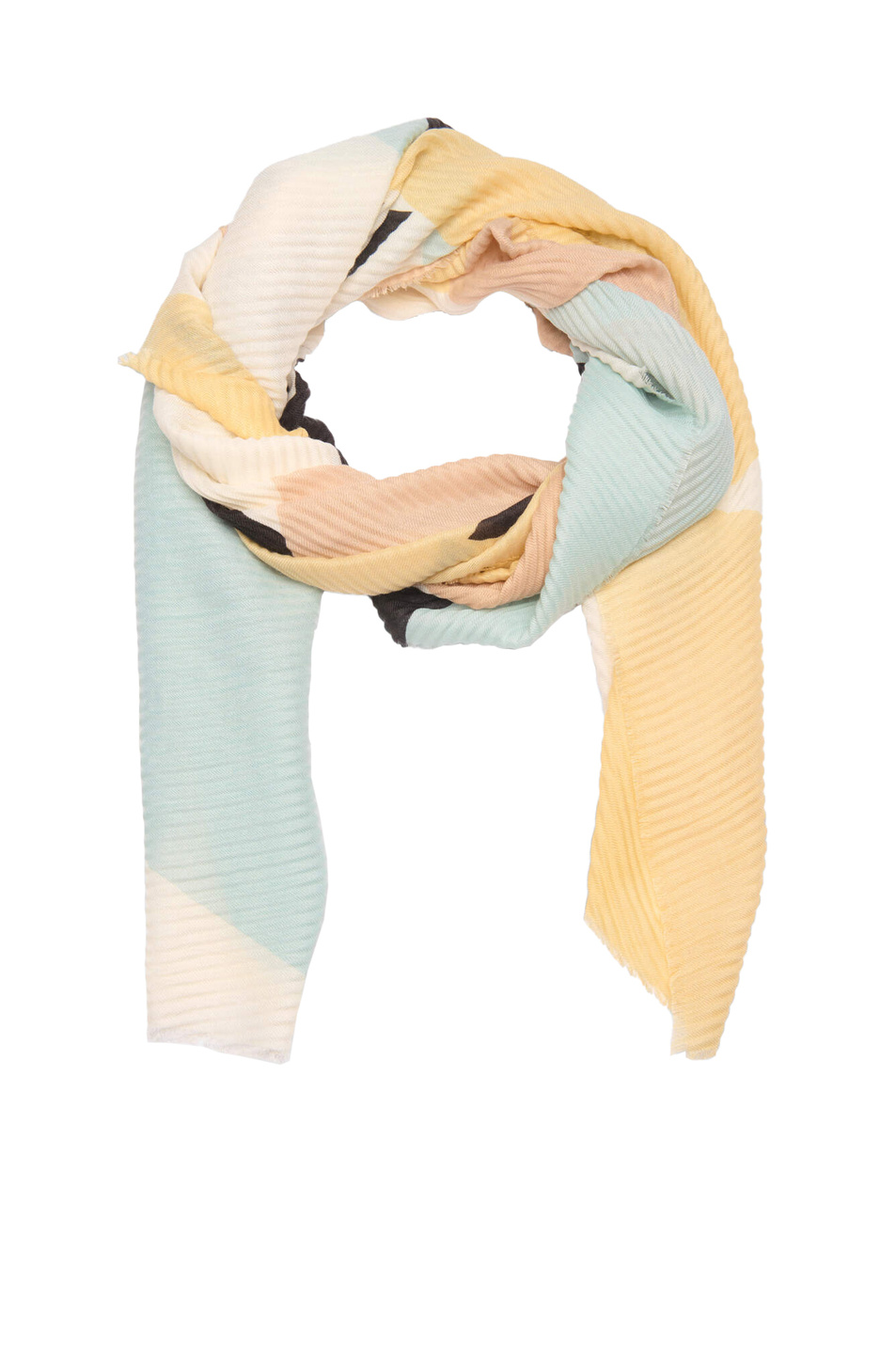 Orsay Плиссированный шарф с принтом (цвет ), артикул 928422 | Фото 1