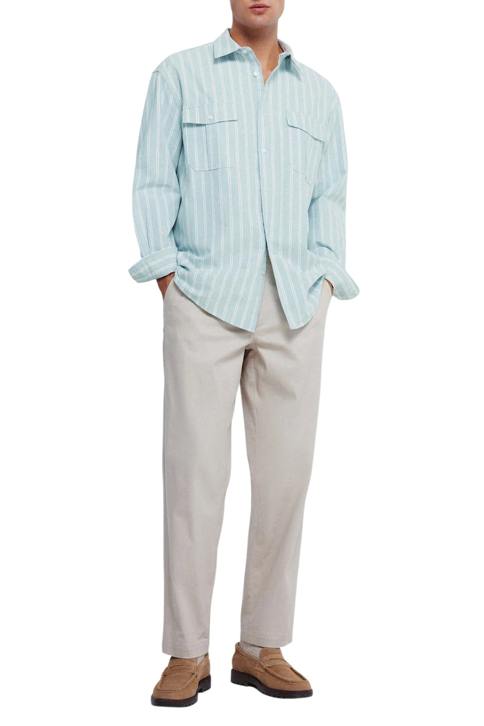 Мужской Springfield Рубашка из хлопка (цвет ), артикул 0942555 | Фото 2