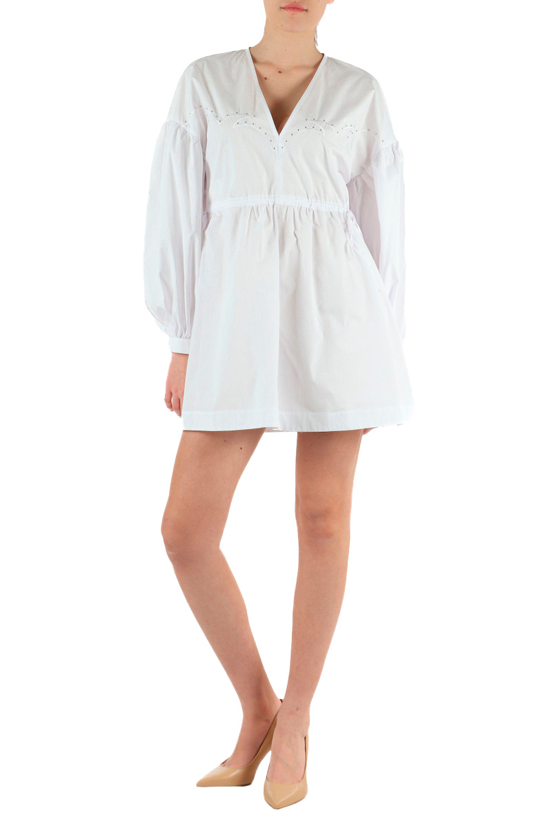 Платье ACE VENTURA из натурального хлопка|Основной цвет:Белый|Артикул:103723A1XO | Фото 1