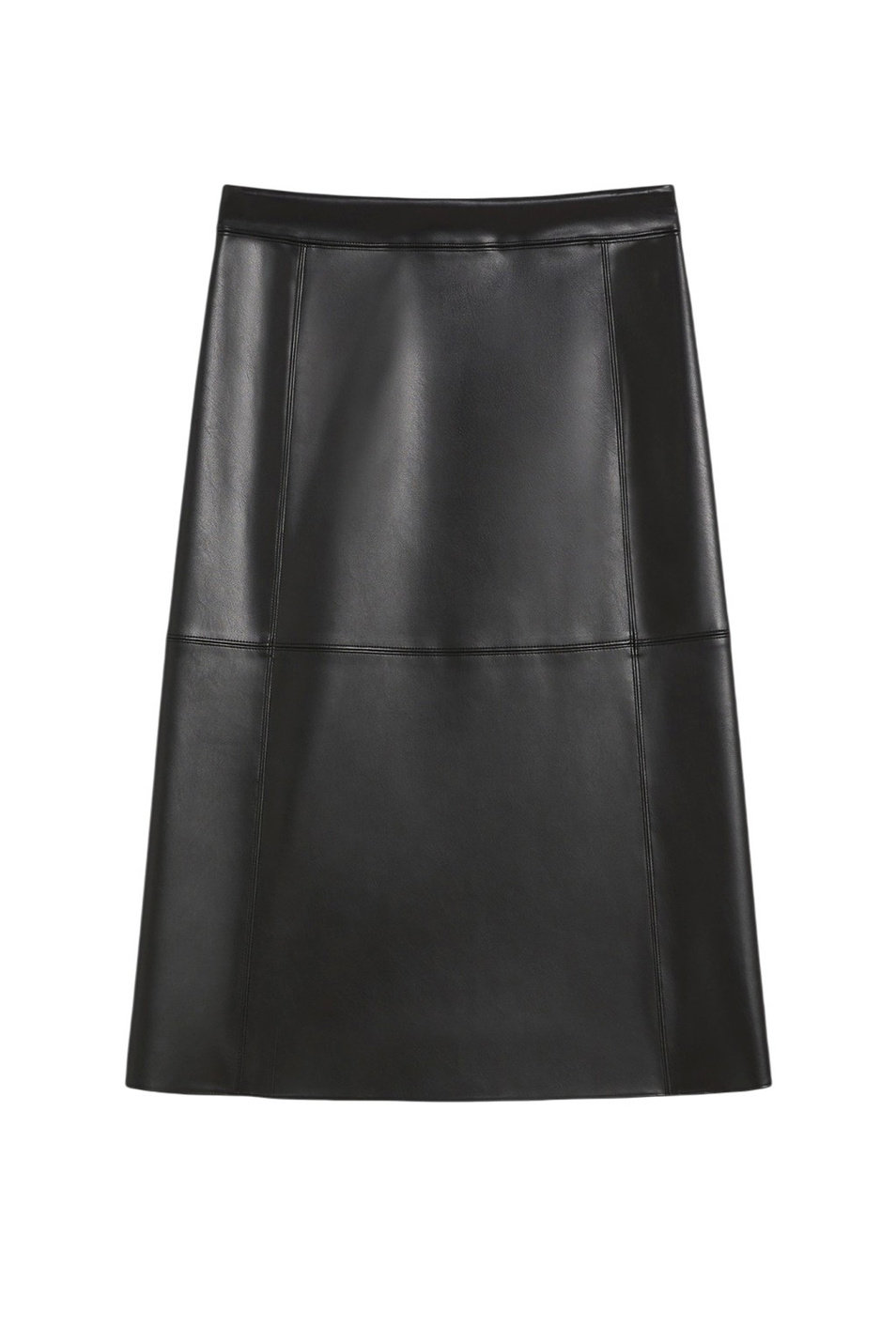 Юбка PLATA с декоративной строчкой|Основной цвет:Черный Женский Max Mara Юбка PLATA с декоративной строчкой (цвет ), артикул 2529776023 | Фото 1