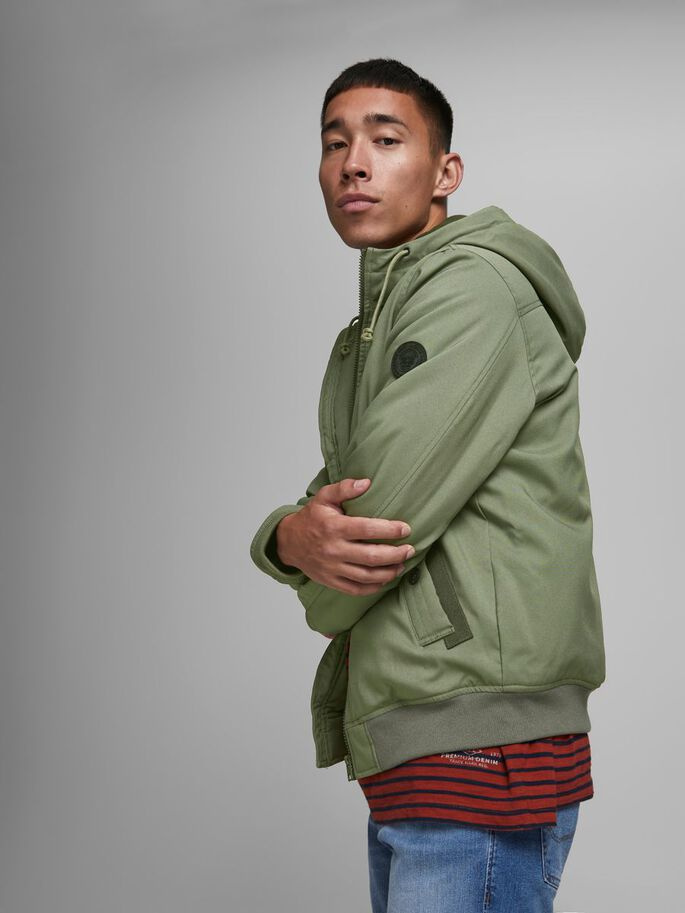 Мужской Jack & Jones Куртка с капюшоном (цвет ), артикул 12173875 | Фото 5