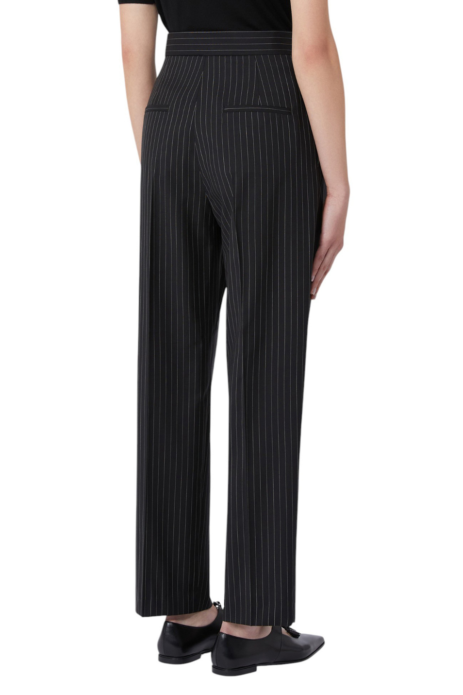 Женский Max Mara Брюки SESAMO из шерсти (цвет ), артикул 2521136021 | Фото 4