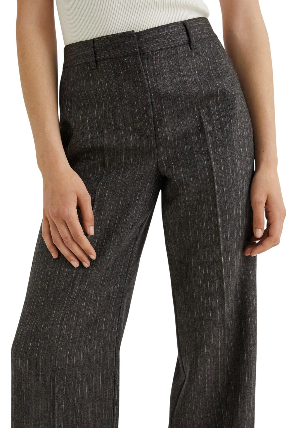 Женский MARELLA Брюки RENOIR из шерсти (цвет ), артикул 2523136082 | Фото 5