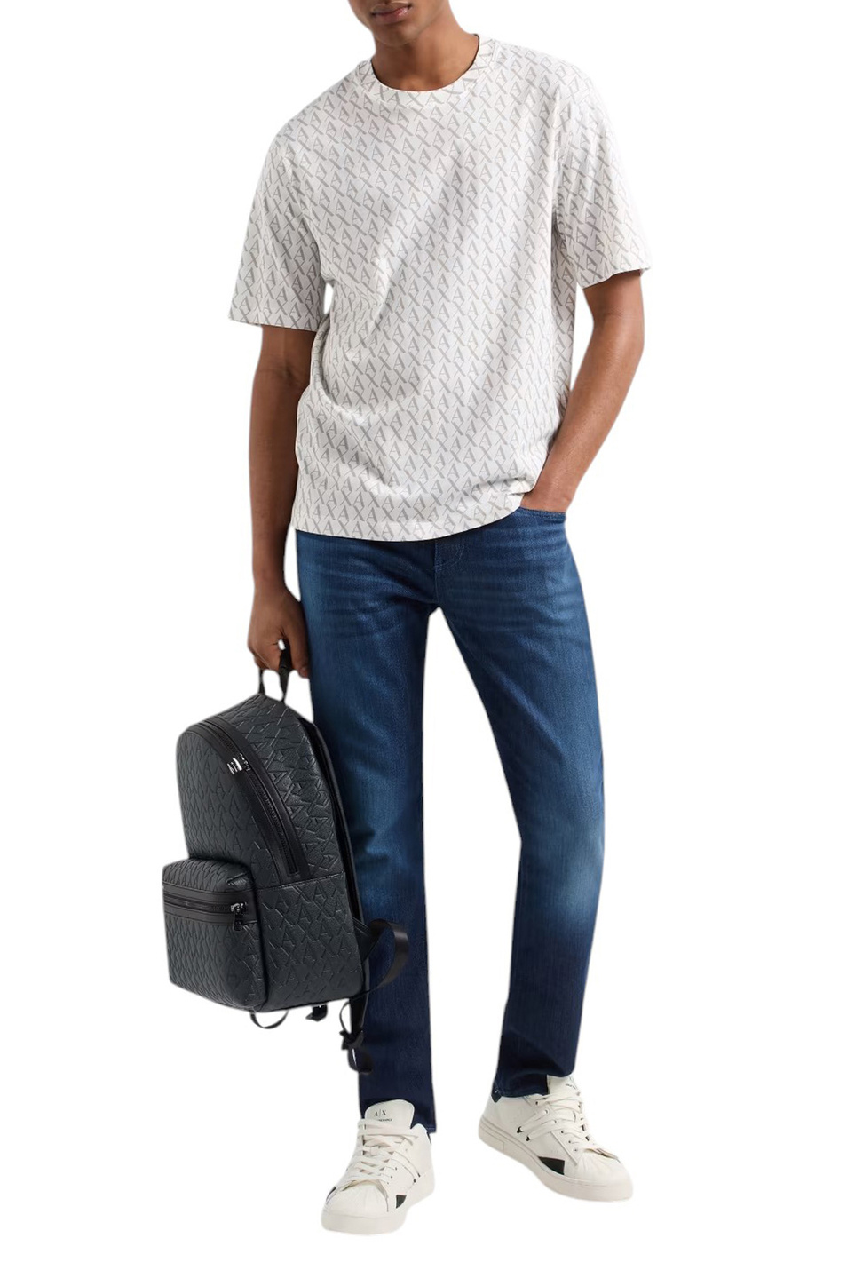 Мужской Armani Exchange Футболка с логотипом (цвет ), артикул XM001228-AF10356 | Фото 2